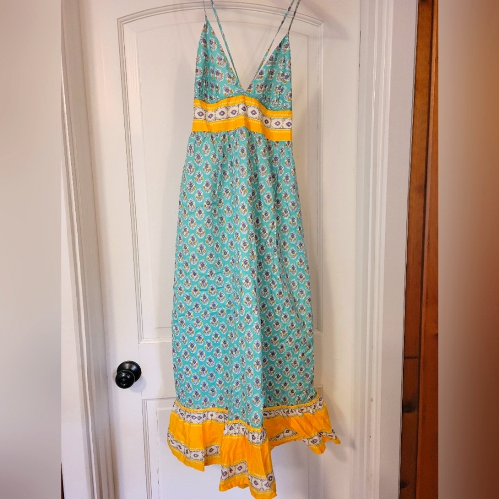 J.Crew Flower Maxi Summer Dress Size XS
